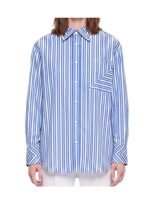 Pocket detail shirt Victoria Beckham | 1426WSH007688A7522 BLUE/WHITE
